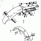 TS100 1973-1977 Заднее крыло