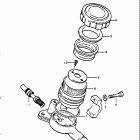GT250 1973-1977 Главный тормозной цилиндр