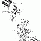 TC100 1973-1977 Grip - handle switch