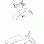 TC125 1973-1977 Переднее крыло