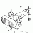 GT550 1973-1977 Rear combination lamp (gt550k)