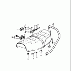 GT380 1973-1977 Сидение