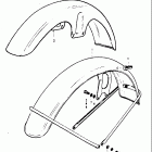 GT750 1973-1977 Переднее крыло