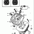 TS100 1973-1977 Цилиндр