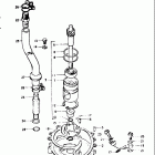 GT750 1973-1977 Водяной насос