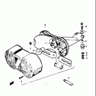 GT550 1973-1977 Rear combination lamp (gt550l
