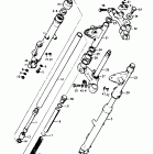 GT185 1973-1977 Front fork (gt185l)