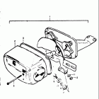 GT750 1973-1977 Rear combination lamp (gt750b)