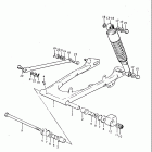 TC185 1974-1977 Маятник задний