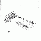 TS400 1973-1977 Front turn signal lamp (k