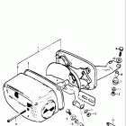 GT550 1973-1977 Rear combination lamp (gt550b)