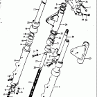 GT550 1973-1977 Front fork (gt550l)