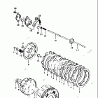 GT380 1973-1977 Сцепление