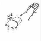 TS100 1973-1977 Сидение