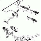 TS100 1973-1977 Stand - brake pedal