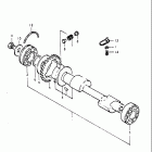 GS400,-X 1977 Балансирный вал