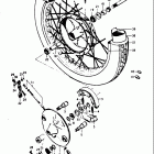 GT185 1973-1977 Front wheel (gt185k)