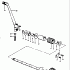 GT250 1973-1977 Кик стартер