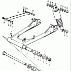GT750 1973-1977 Маятник задний