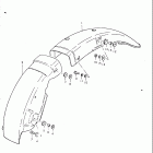 TC125 1973-1977 Rear fender (tc125a