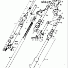 GT185 1973-1977 Front fork (gt185m