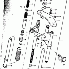 RV90 1973-1977 Front fork (rv90k)