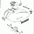 TS400 1973-1977 Топливный бак