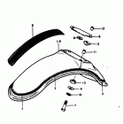 RV125 1973-1977 Переднее крыло