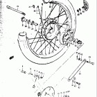 TS400 1973-1977 Front wheel (ts400k)