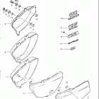 TC125 1973-1977 Обтекатель рамы