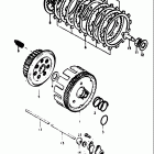 RV125 1973-1977 Сцепление