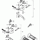 GT185 1973-1977 Left handle switch