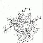 GS400,-X 1977 Головка цилиндра