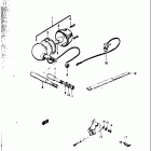 TS400 1973-1977 Rear turn signal lamp (k
