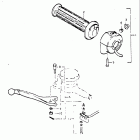 GS400,-X 1977 Rh handle switch (gs400b)
