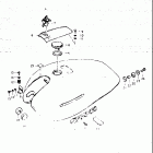 GS400,-X 1977 Топливный бак
