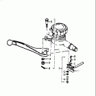 GT550 1973-1977 Brake lever