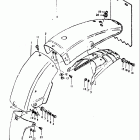 TS250 1973-1976 Rear fender (ts250k)