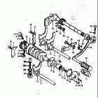 TS250 1973-1976 Механизм  переключения передач