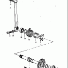 TS250 1973-1976 Кик стартер