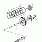 TM75 1974-1976 Сцепление