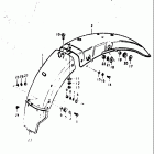 TS185 1973-1976 Rear fender (ts185l