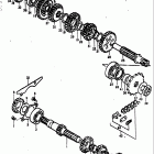 TS250 1973-1976 Трансмиссия