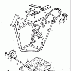 TS250 1973-1976 Рама