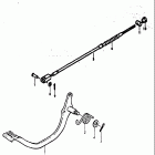 TS185 1973-1976 Задний тормоз