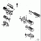 TS185 1973-1976 Stand - footrest
