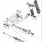 TS250 1973-1976 Маятник задний