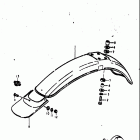TS185 1973-1976 Front fender (ts185a)