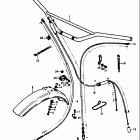 TM400 1971-1975 Handlebar - front fender