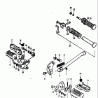 TS250 1973-1976 Stand - footrest
